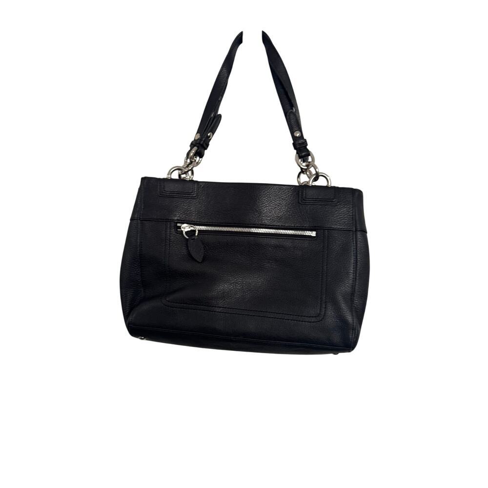 COACH Penelope Black Luxurious Leather Tote - Picture 3 of 11